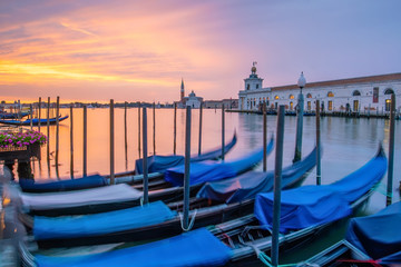 Fototapeta premium Cityscape image of Venice, in Italy during sunrise