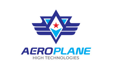 Creative Aero, Airplane Logo design template