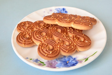 cookies on a plate