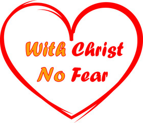 t-shirt design with christ no fear