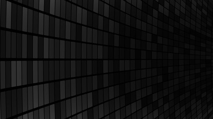 Abstract background of small squares or pixels in black and gray colors