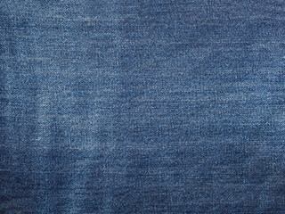 Fototapeta na wymiar Texture of blue jeans background
