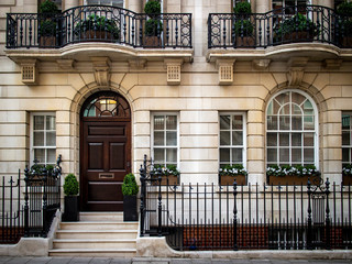 Upmarket Georgian house in Mayfair, London