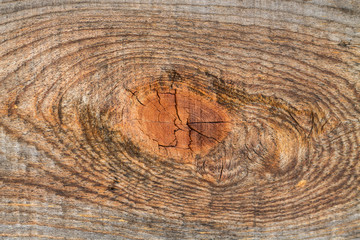 beautiful extravagant wooden pattern on old wooden board with traces of snags on a flat surface as...