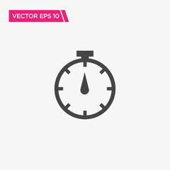 Stopwatch Icon Design, Vector EPS10