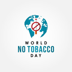World No Tobacco Day Vector Design Illustration For Celebrate Moment