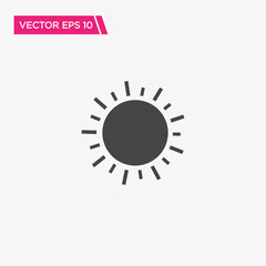 Sun Icon Design, Vector EPS10