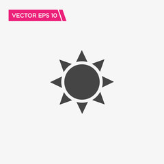 Sun Icon Design, Vector EPS10