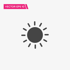 Sun Icon Design, Vector EPS10
