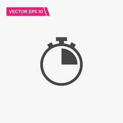 Stopwatch Icon Design, Vector EPS10