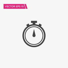 Stopwatch Icon Design, Vector EPS10