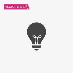 Bulb Icon Design, Vector EPS10