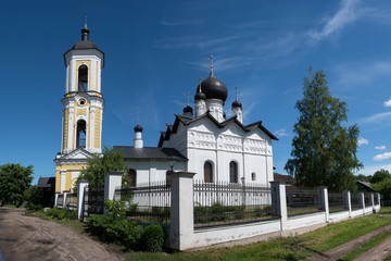 Fototapeta na wymiar St. Nicholas (Nikolskaya) church (14-18th centuries). Staraya Russa town, Novgorod Oblast, Russia.