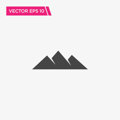 Mountain Icon Design, Vector EPS10