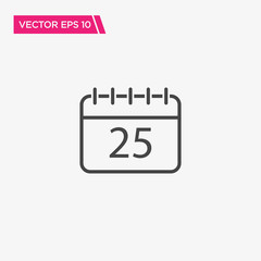 Calendar Icon Design, Vector EPS10
