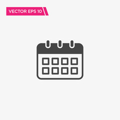 Calendar Icon Design, Vector EPS10