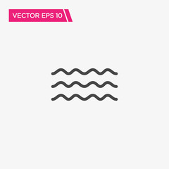 Wave Icon Design, Vector EPS10