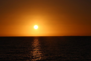 Idyllic turquoise water paradise beach