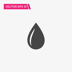 Water Drop Icon Design, Vector EPS10