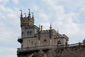 Fototapeta na wymiar Castle by the sea Crimea