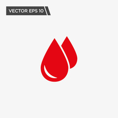Fototapeta premium Blood Icon Design, Vector EPS10