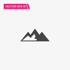 Mountain Icon Design, Vector EPS10