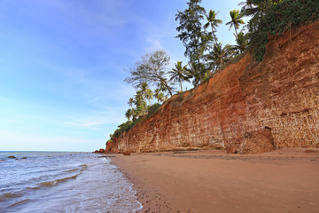 Beautiful Red Cliff (Fung Daeng) bang sa phan Prachuap khiri khan, Thailand
