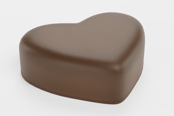 Realistic 3D Render of Chocolate Candy