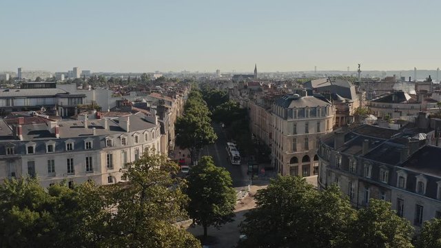 Bordeaux - Place Gambetta en drone