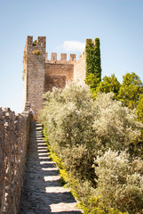torre de muralla de Óvidos, Portugal