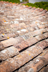tejas de tejado Óvidos, Portugal