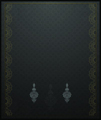 Islamic background pattern design illustration vector 
