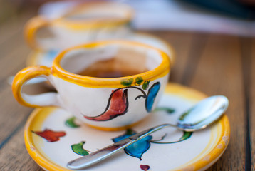 taza de café expreso
