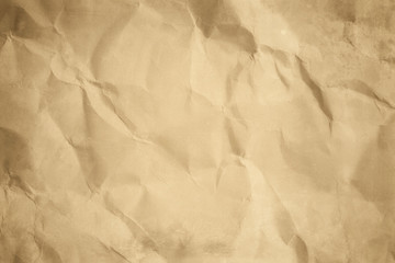 Texture of crumpled paper, can be use as abstract background, wallpaper, webpage, copy space for text.
