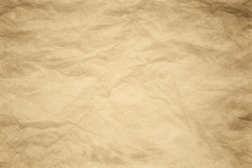 Aged texture of old vintage brown paper, can be use as abstract background, wallpaper,  webpage, copy space for text.