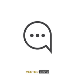 Chat Icon Design Vector Illustration