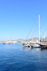 Fototapeta premium yachts in the bay