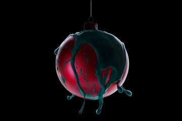 Photo Christmas ball in beauty