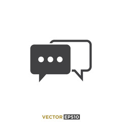 Chat Icon Design Vector Illustration