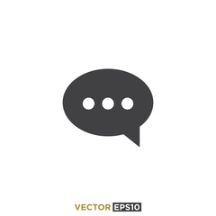 Fototapeta premium Chat Icon Design Vector Illustration