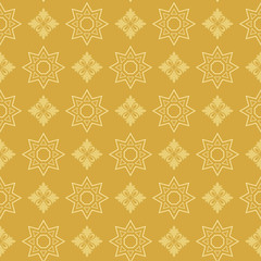 stylish golden background | seamless wallpaper | geometric pattern | vector image