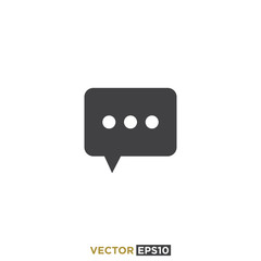 Chat Icon Design Vector Illustration