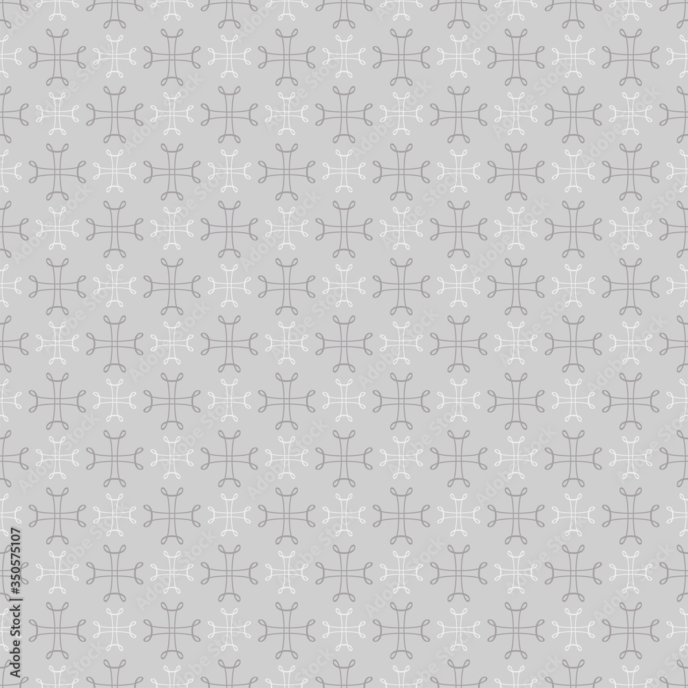 Wall mural abstract background pattern | gray wallpaper seamless pattern in modern style | vector art