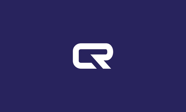 CR logo . letter c r logo design . creative and modern logo design.