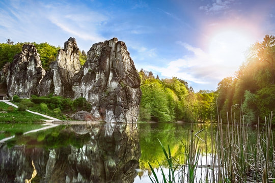 Externsteine Detmold Germany