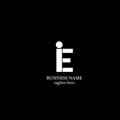 Fototapeta premium E Letter logo business template vector icon