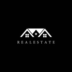 Real estate logo icon design