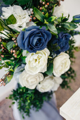 wedding bouquet of roses