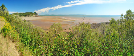 Fundy National Park, located near Alma on the Bay of Fundy in New Brunswick,