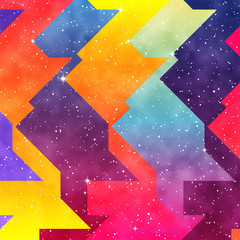 Gradient Fluid geometric creative background